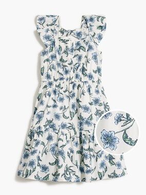 Crewcuts Girls' floral bow-back dress Size 8